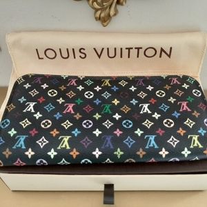 Authentic Louis Vuitton multicolor wallet.